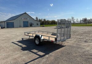 2026 Squirrel Creek Trailers Galvanized 12' Utility 3k Trailer