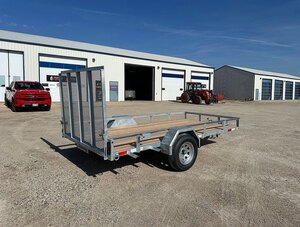 2026 Squirrel Creek Trailers Galvanized 12' Utility 3k Trailer