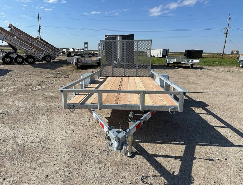 2026 Squirrel Creek Trailers Galvanized 12' Utility 3k Trailer