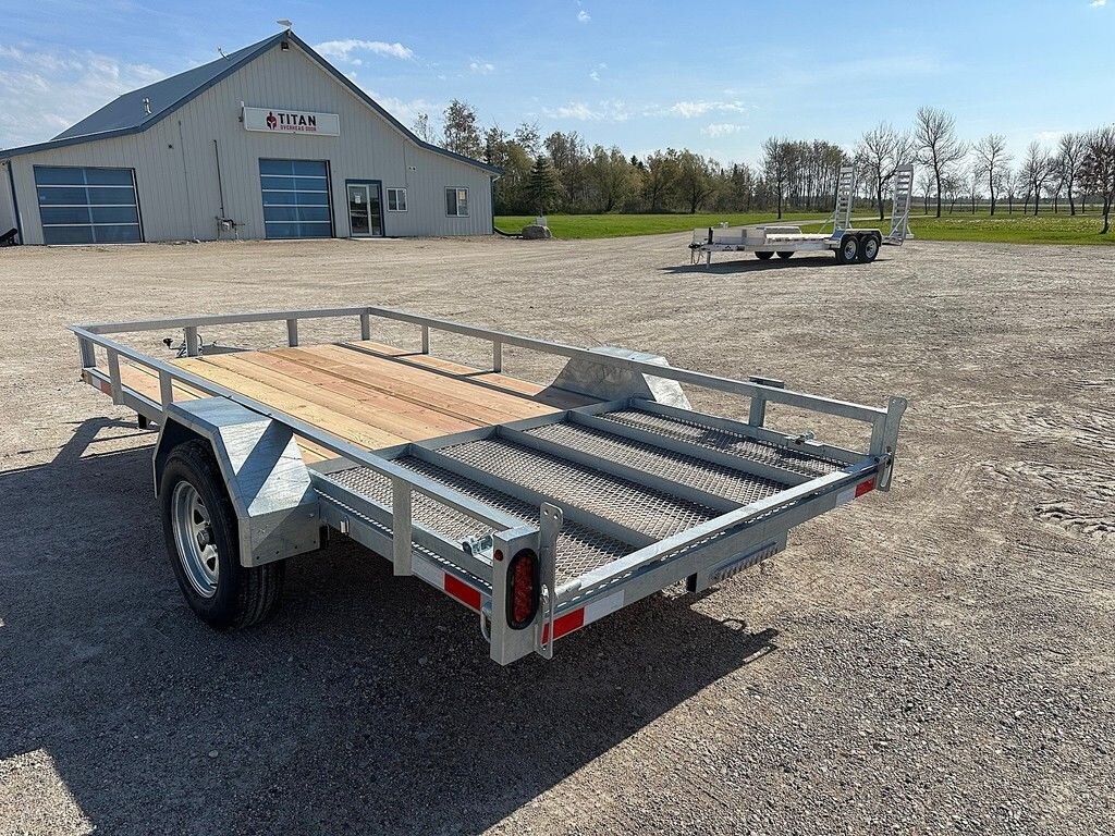 2026 Squirrel Creek Trailers Galvanized 12' Utility 3k Trailer