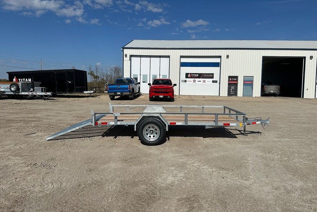 2026 Squirrel Creek Trailers Galvanized 12' Utility 3k Trailer