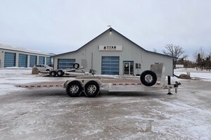 2026 Nordtek Trailers Aluminium 24' Hydraulic Tilt Deck 14k Trailer