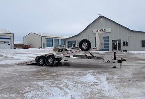 2026 Nordtek Trailers Aluminium 24' Hydraulic Tilt Deck 14k Trailer