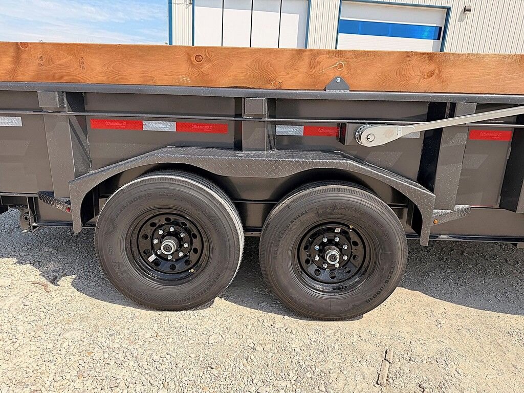 2027 Diamond C 14' Dump 15.5k LPT Trailer