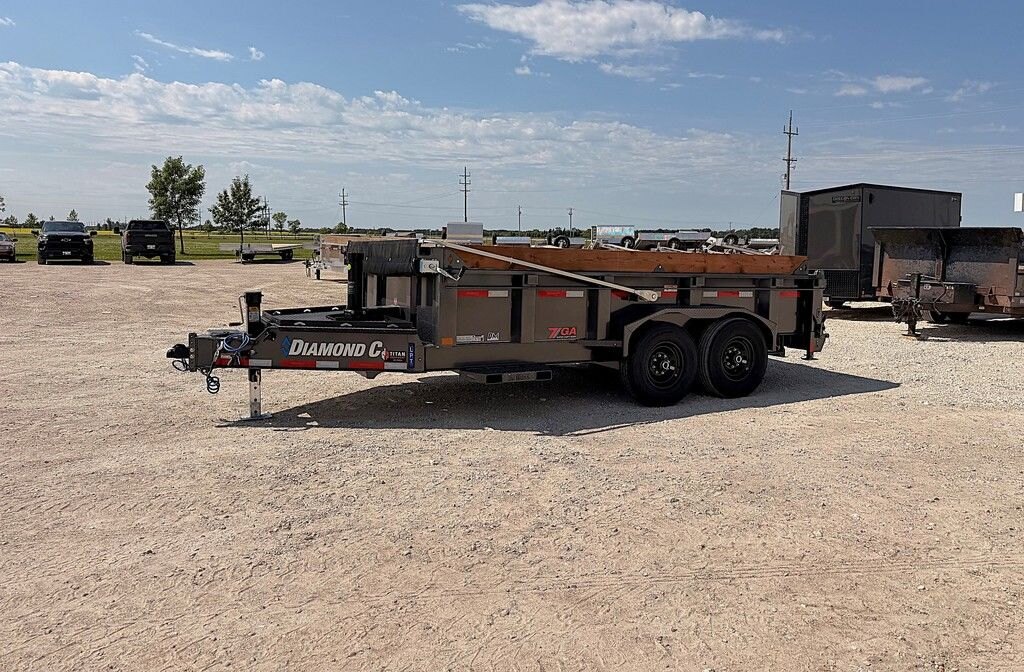 2027 Diamond C 14' Dump 15.5k LPT Trailer