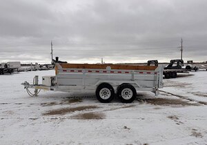 2026 One Sixteen Trailers Galvanized 14' Dump 14k Trailer