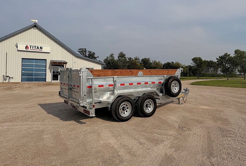 2027 One Sixteen Trailers Galvanized 12' Dump 10k Trailer