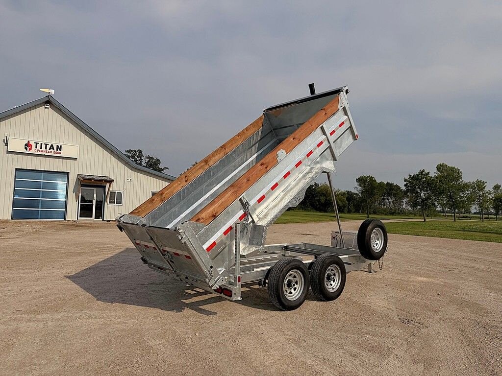 2027 One Sixteen Trailers Galvanized 12' Dump 10k Trailer