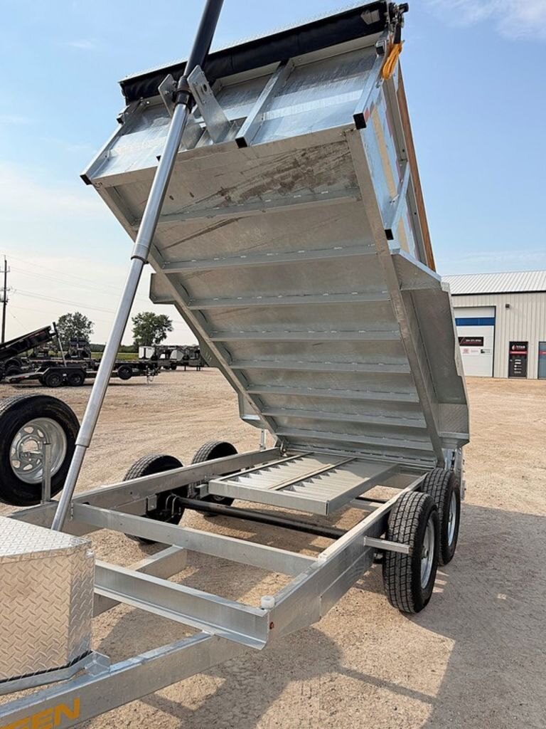 2027 One Sixteen Trailers Galvanized 12' Dump 10k Trailer