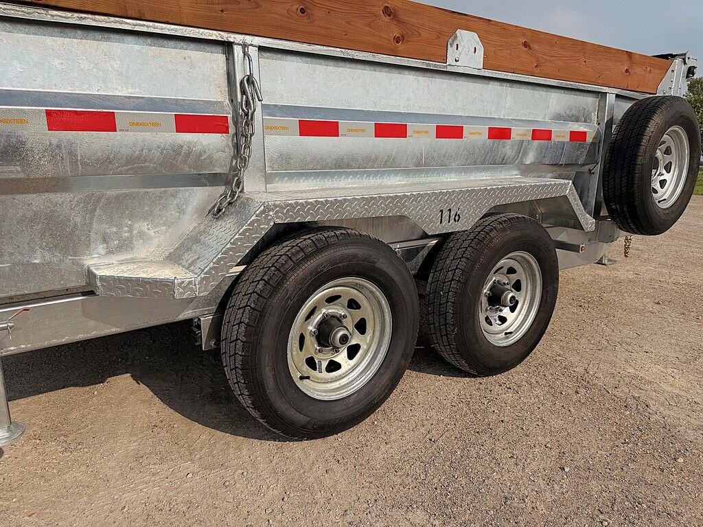 2027 One Sixteen Trailers Galvanized 12' Dump 10k Trailer