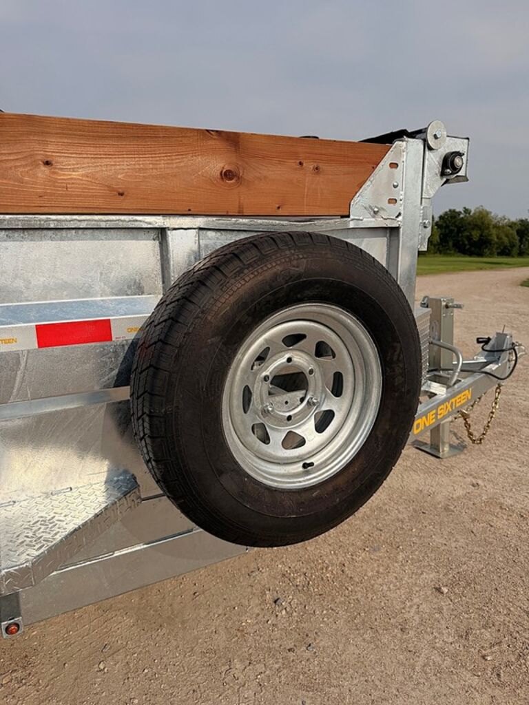 2027 One Sixteen Trailers Galvanized 12' Dump 10k Trailer
