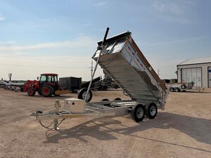 2027 One Sixteen Trailers Galvanized 12' Dump 10k Trailer