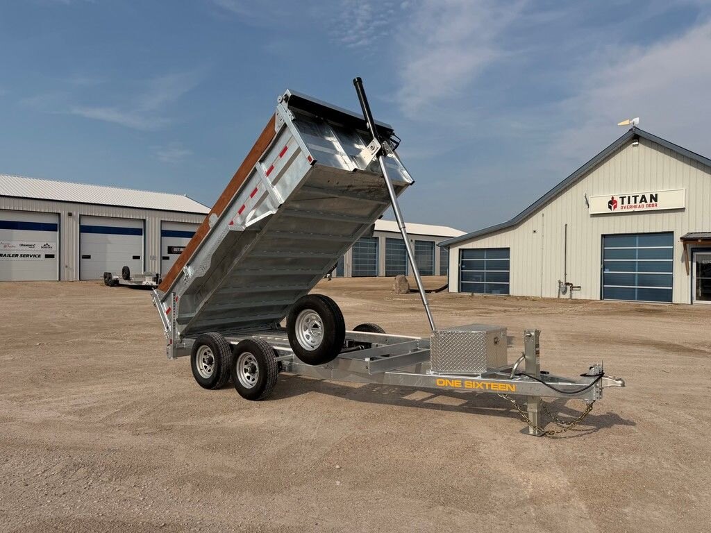 2027 One Sixteen Trailers Galvanized 12' Dump 10k Trailer