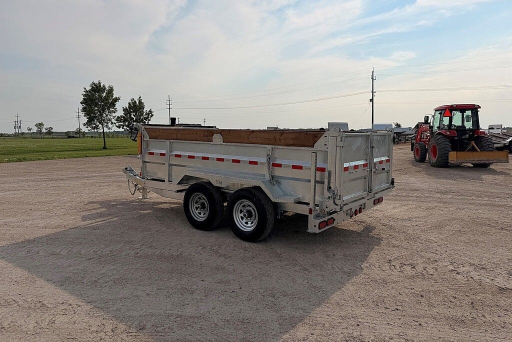 2027 One Sixteen Trailers Galvanized 12' Dump 10k Trailer