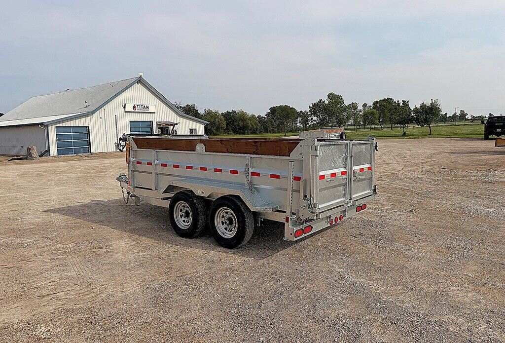 2027 One Sixteen Trailers Galvanized 12' Dump 10k Trailer