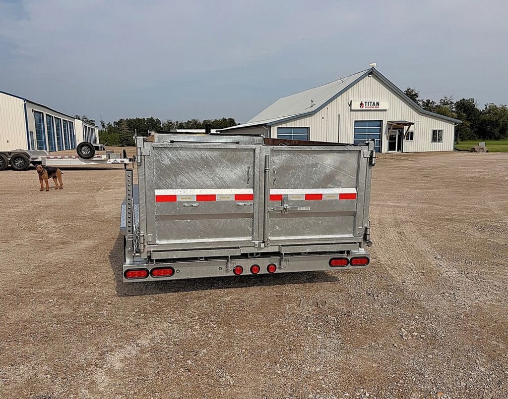 2027 One Sixteen Trailers Galvanized 12' Dump 10k Trailer
