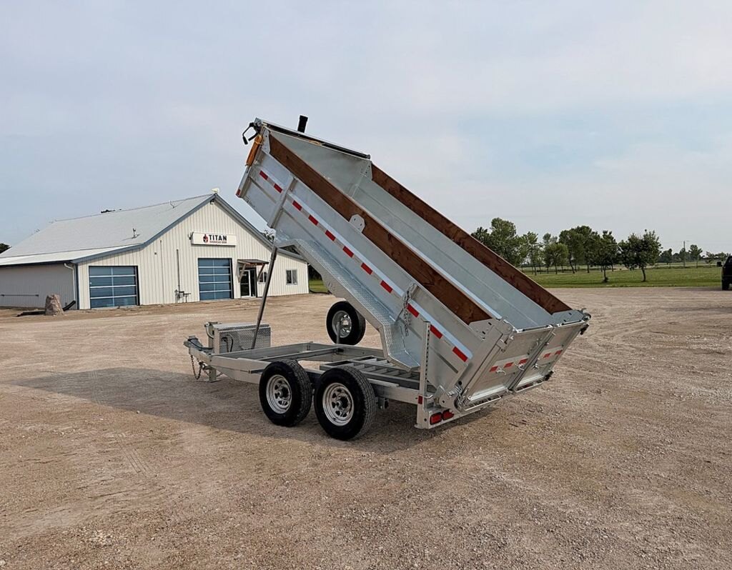 2027 One Sixteen Trailers Galvanized 12' Dump 10k Trailer