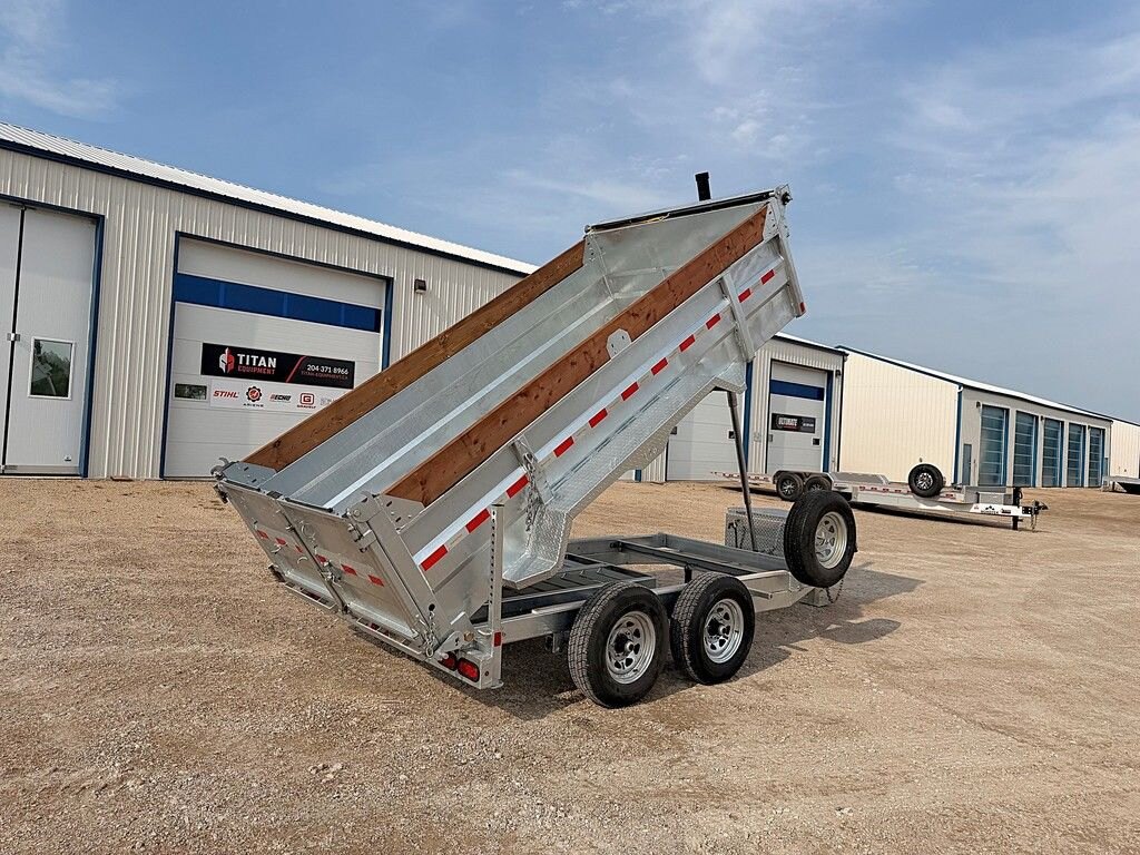 2027 One Sixteen Trailers Galvanized 12' Dump 10k Trailer
