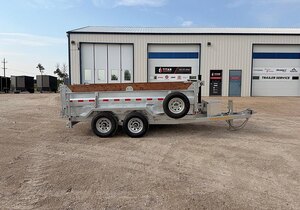 2027 One Sixteen Trailers Galvanized 12' Dump 10k Trailer
