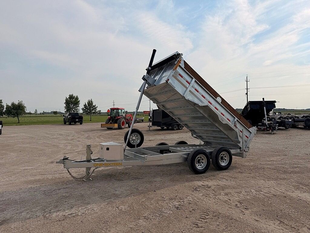 2027 One Sixteen Trailers Galvanized 12' Dump 10k Trailer