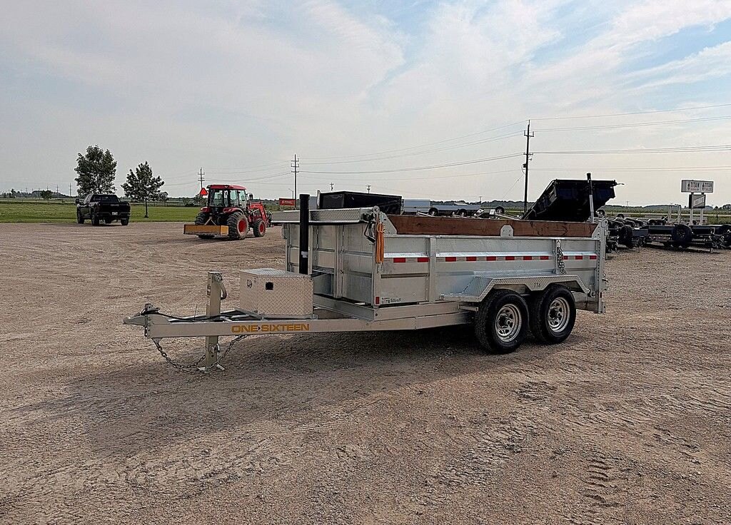 2027 One Sixteen Trailers Galvanized 12' Dump 10k Trailer