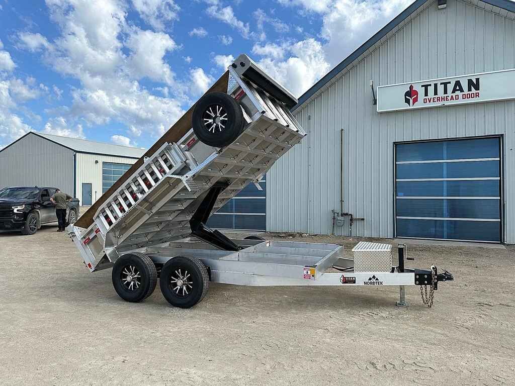 2027 Nordtek Trailers Aluminium 12' Dump 10k Trailer