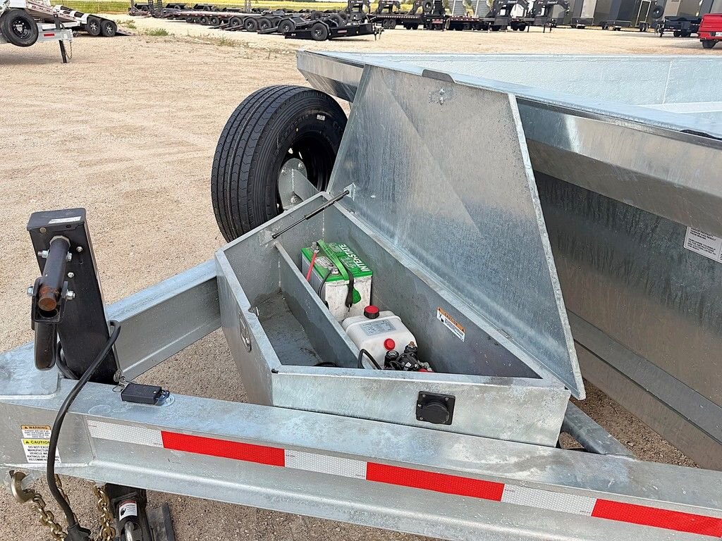 2027 Hard Core Trailers Galvanized 14' Dump 16k Trailer