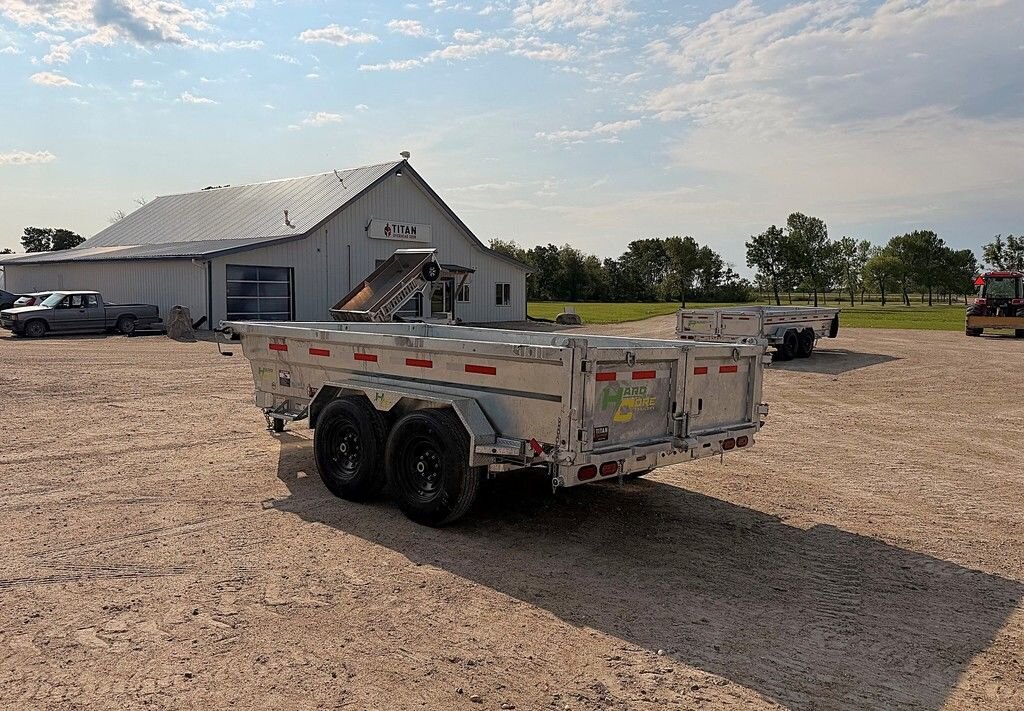 2027 Hard Core Trailers Galvanized 12' Dump 14k Trailer