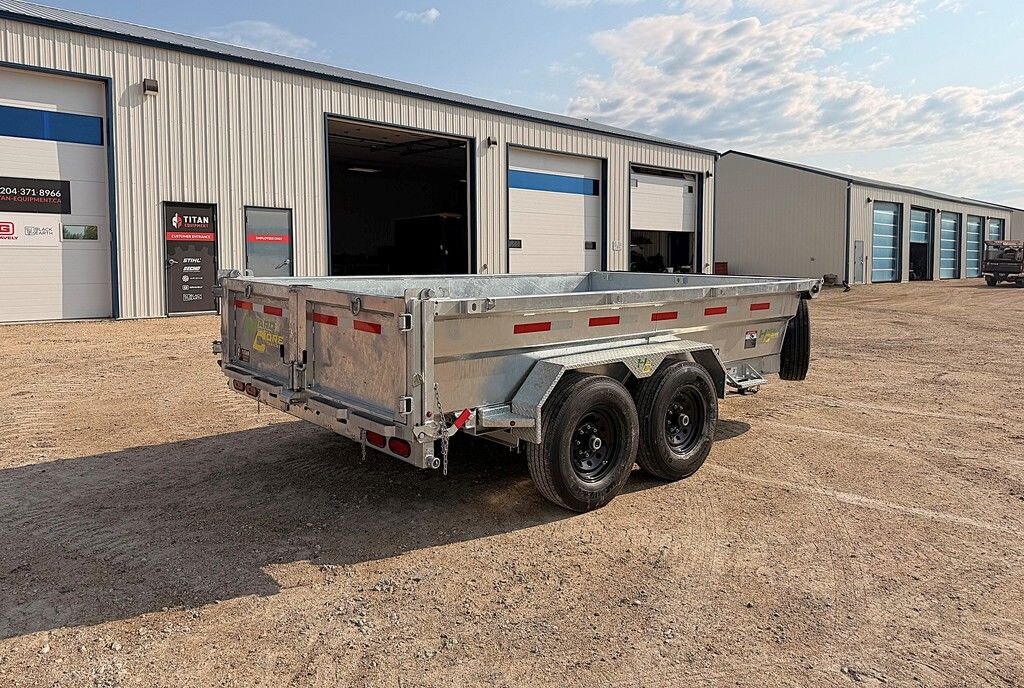2027 Hard Core Trailers Galvanized 12' Dump 14k Trailer