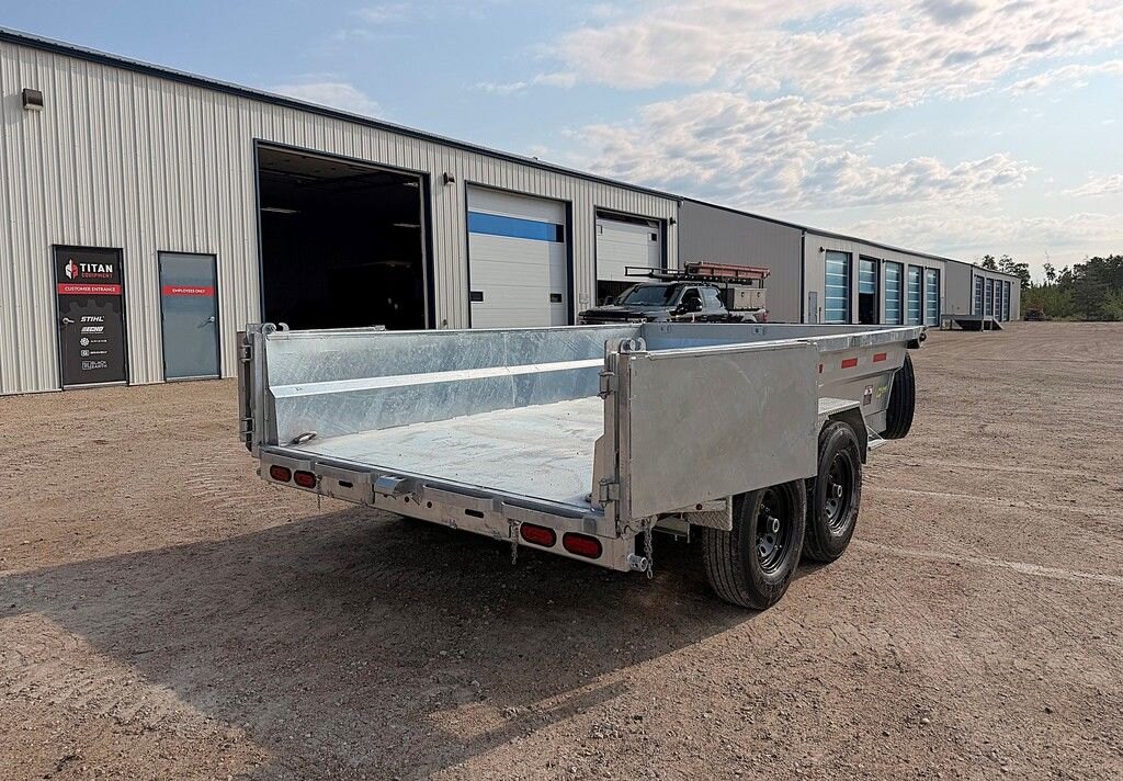 2027 Hard Core Trailers Galvanized 12' Dump 14k Trailer