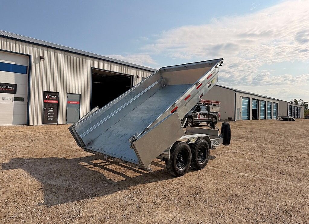 2027 Hard Core Trailers Galvanized 12' Dump 14k Trailer