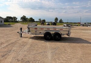 2027 Hard Core Trailers Galvanized 12' Dump 14k Trailer