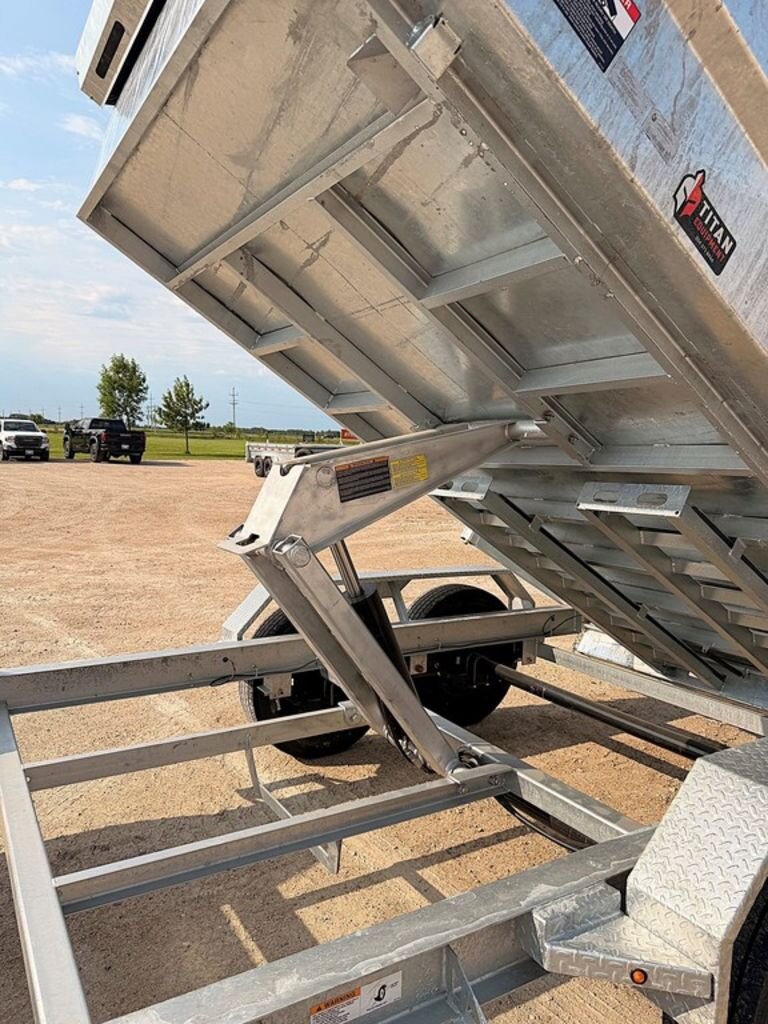 2027 Hard Core Trailers Galvanized 12' Dump 14k Trailer