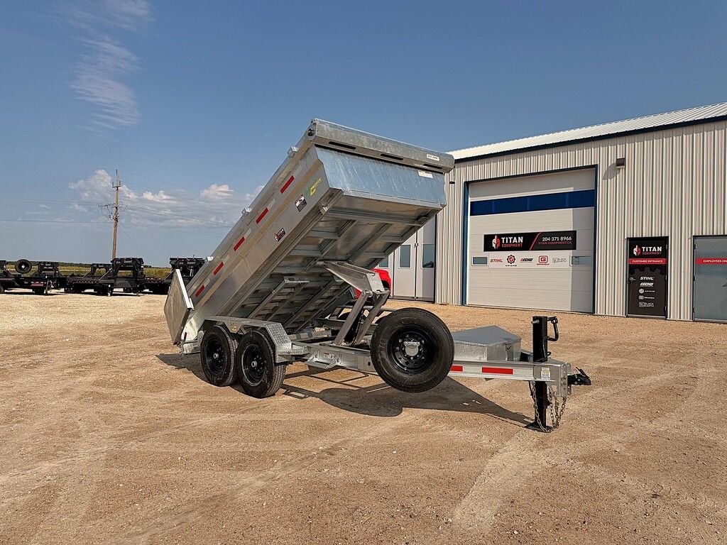 2027 Hard Core Trailers Galvanized 12' Dump 14k Trailer