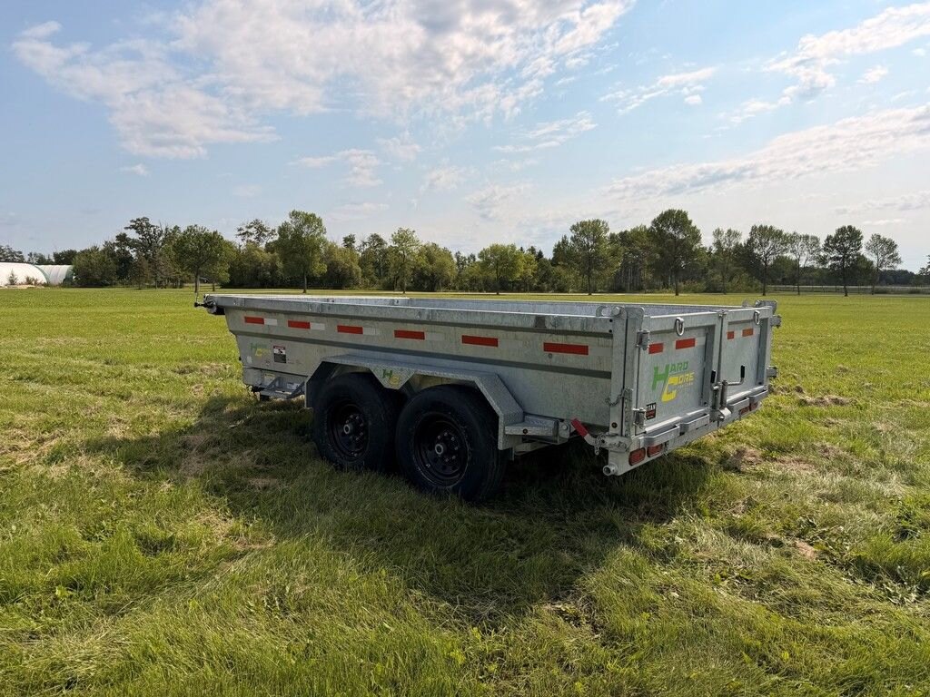 2027 Hard Core Trailers Galvanized 12' Dump 14k Trailer