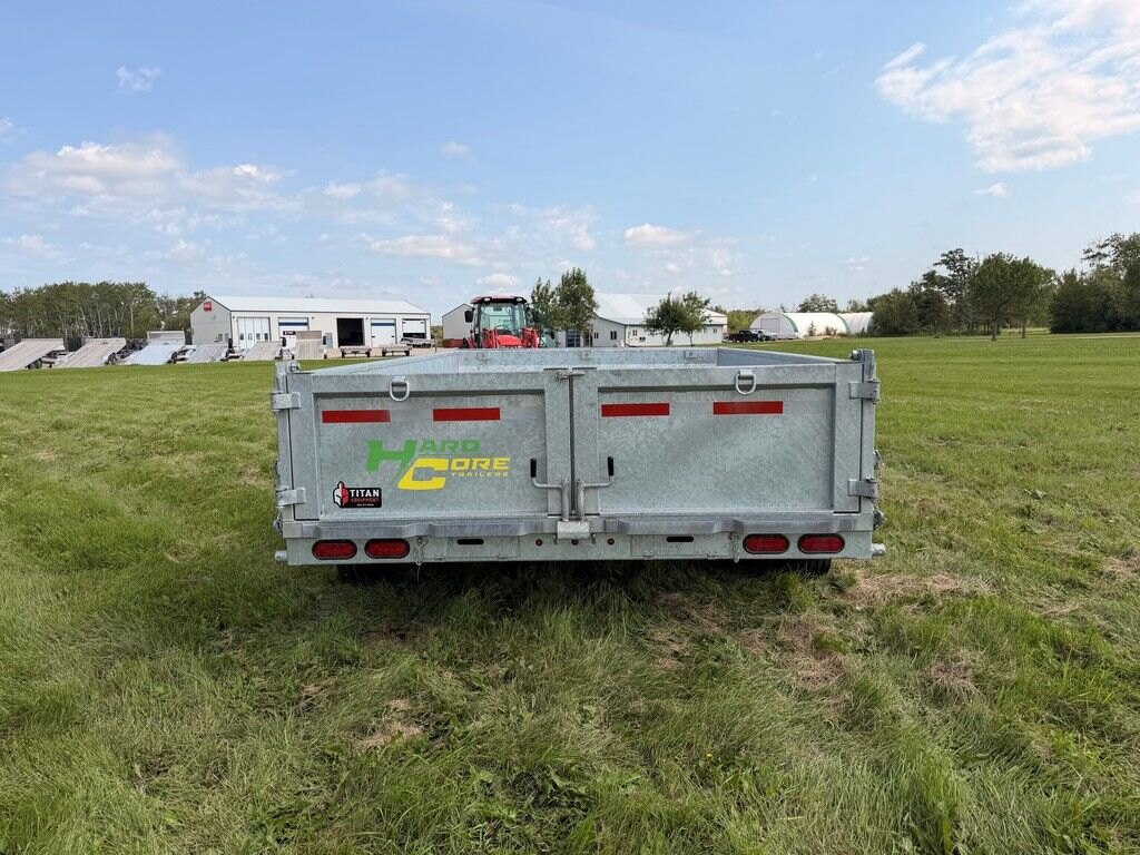 2027 Hard Core Trailers Galvanized 12' Dump 14k Trailer