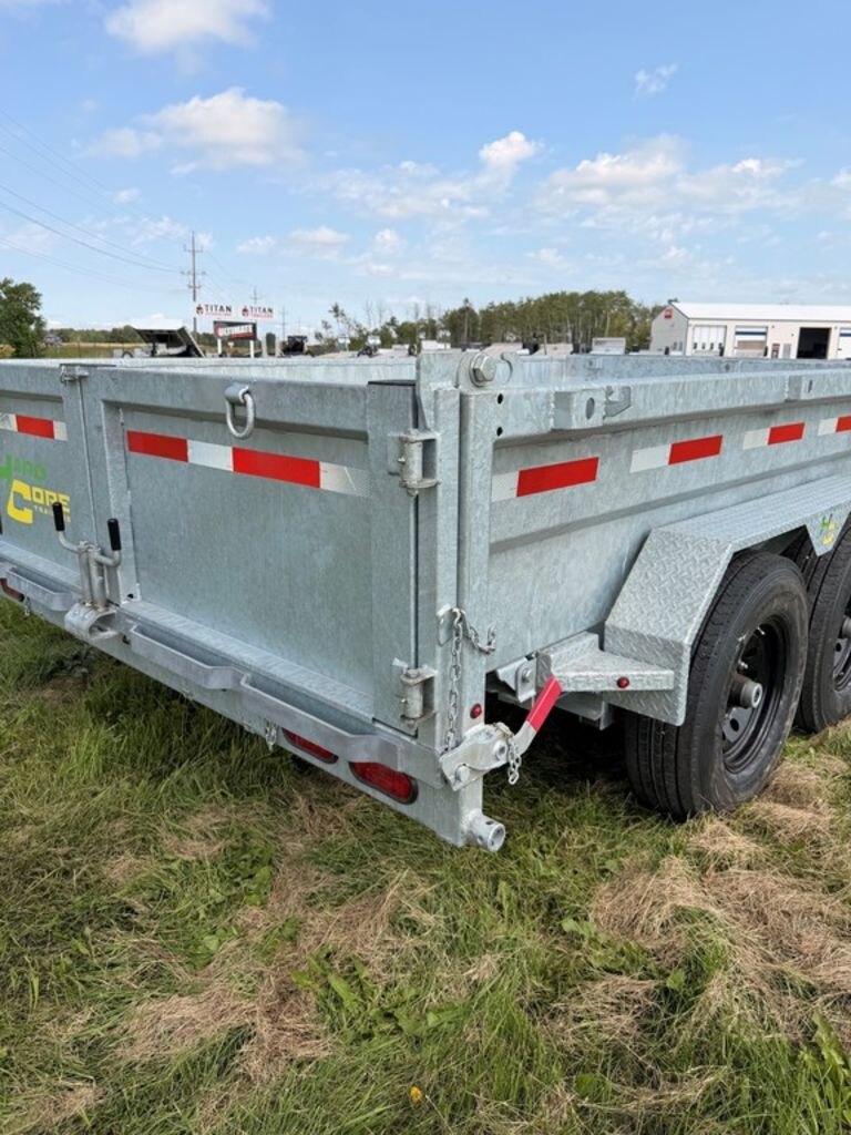 2027 Hard Core Trailers Galvanized 12' Dump 14k Trailer