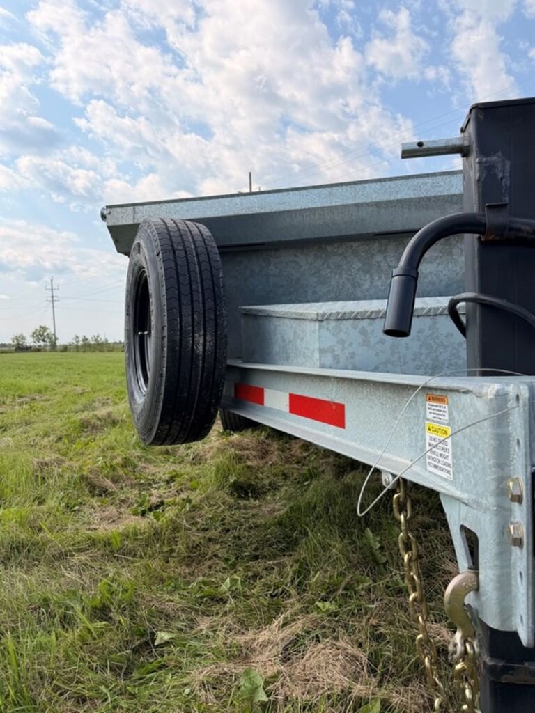 2027 Hard Core Trailers Galvanized 12' Dump 14k Trailer