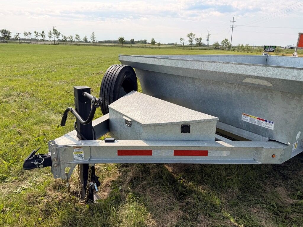 2027 Hard Core Trailers Galvanized 12' Dump 14k Trailer