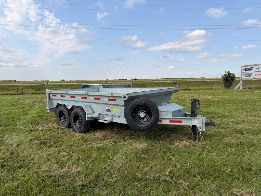2027 Hard Core Trailers Galvanized 12' Dump 14k Trailer