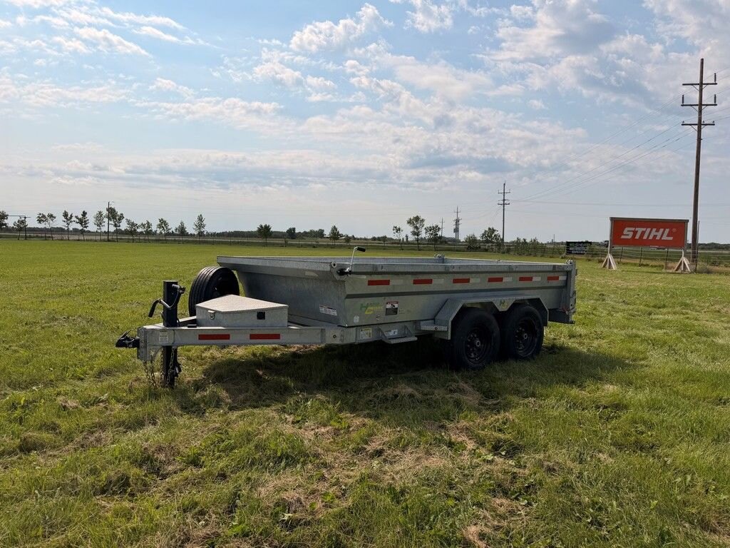 2027 Hard Core Trailers Galvanized 12' Dump 14k Trailer