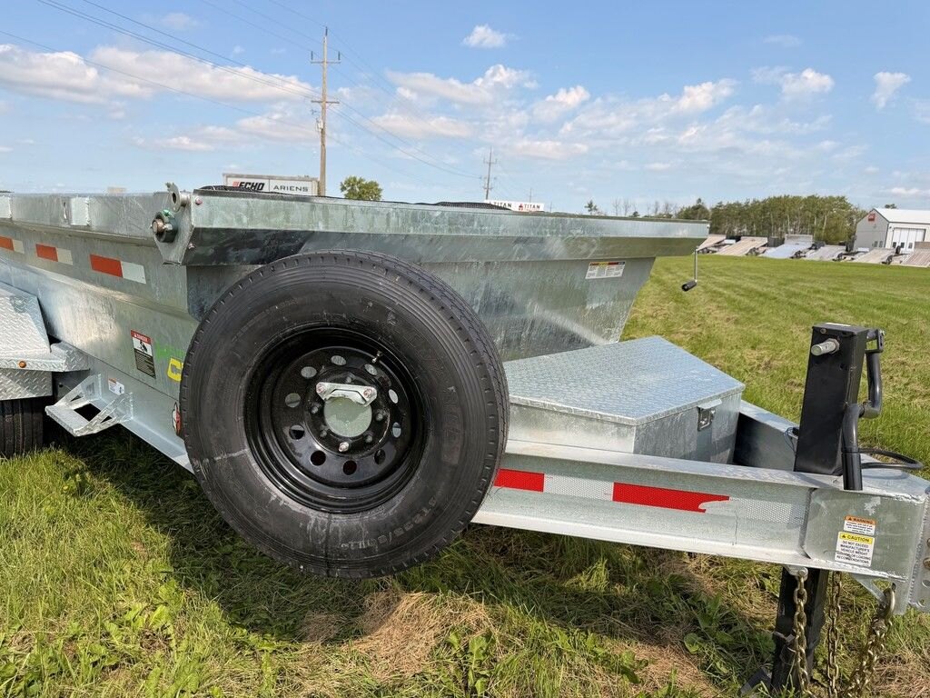 2027 Hard Core Trailers Galvanized 14' Dump 16k Trailer