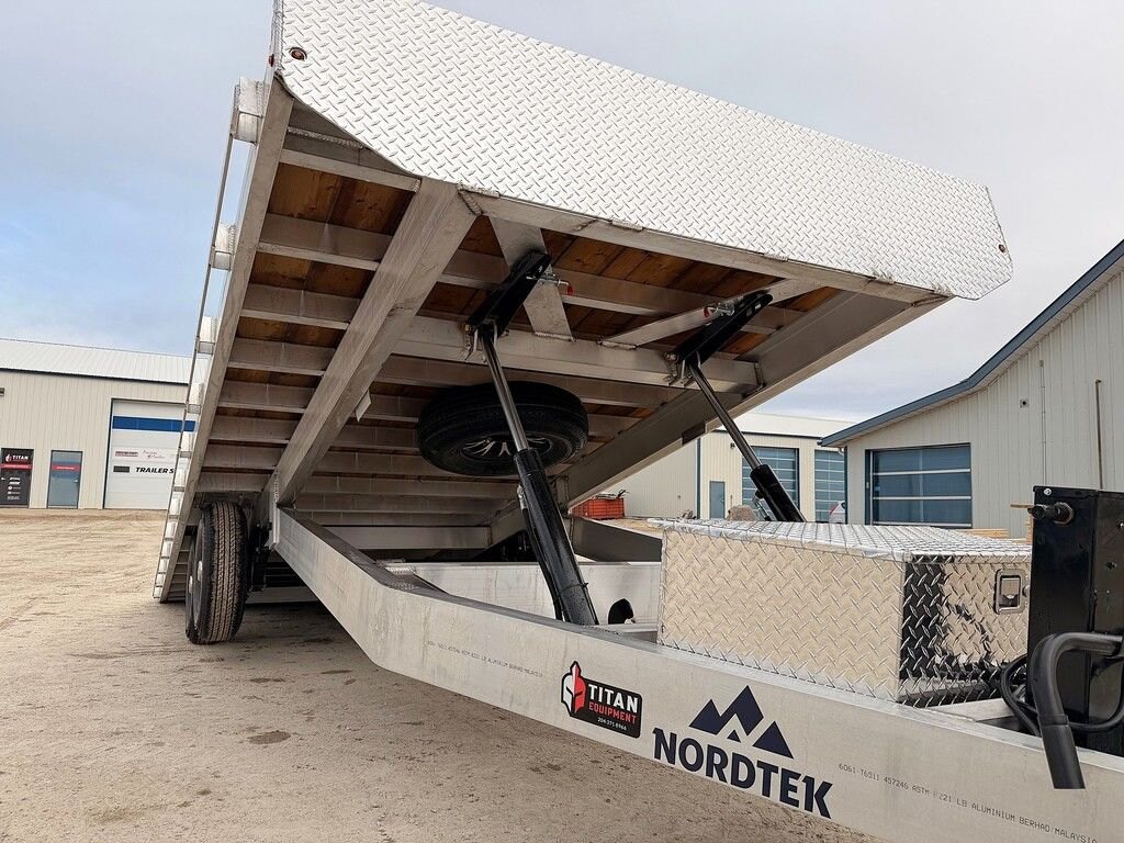 2027 Nordtek Trailers Aluminium 24' Tilting Deckover 14k Trailer