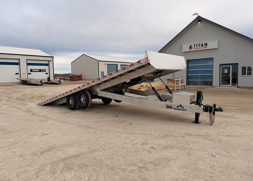 2027 Nordtek Trailers Aluminium 24' Tilting Deckover 14k Trailer