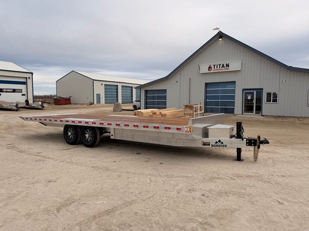 2027 Nordtek Trailers Aluminium 24' Tilting Deckover 14k Trailer