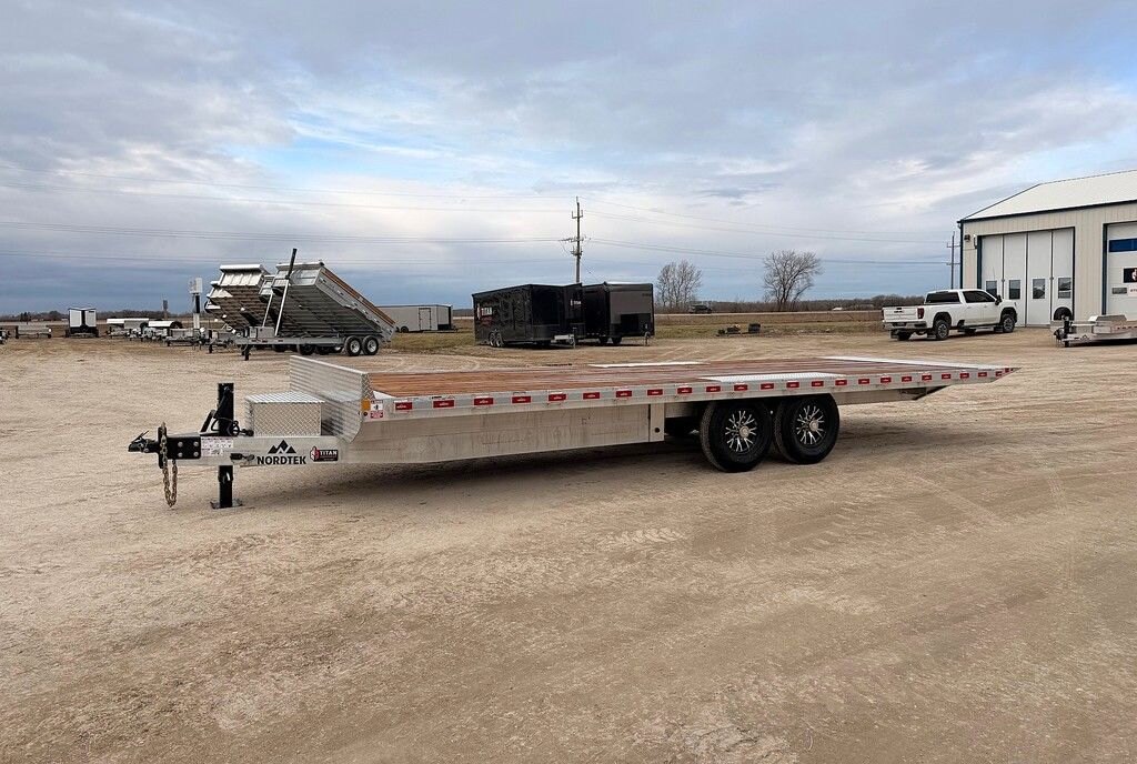 2027 Nordtek Trailers Aluminium 24' Tilting Deckover 14k Trailer