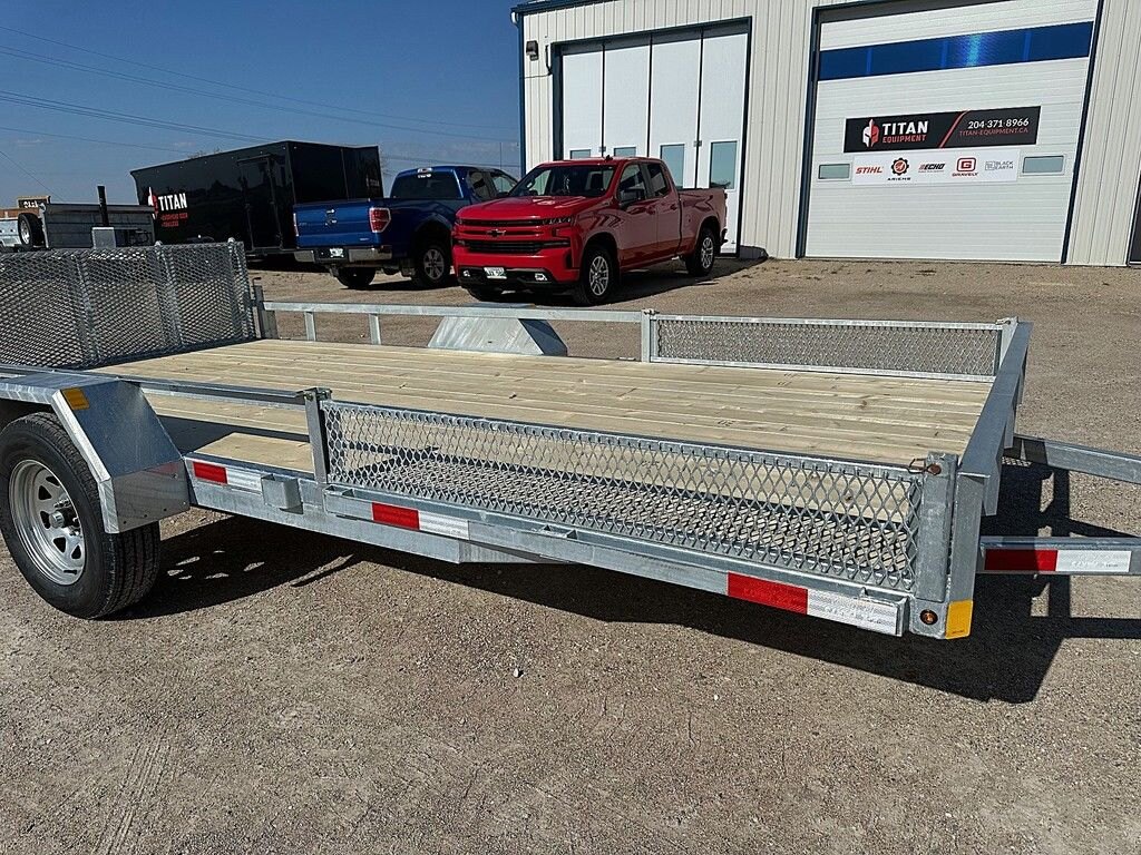 2027 Squirrel Creek Trailers Galvanized 14' Utility ATV 3k Trailer