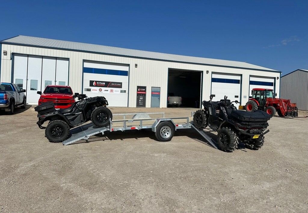 2027 Squirrel Creek Trailers Galvanized 14' Utility ATV 3k Trailer