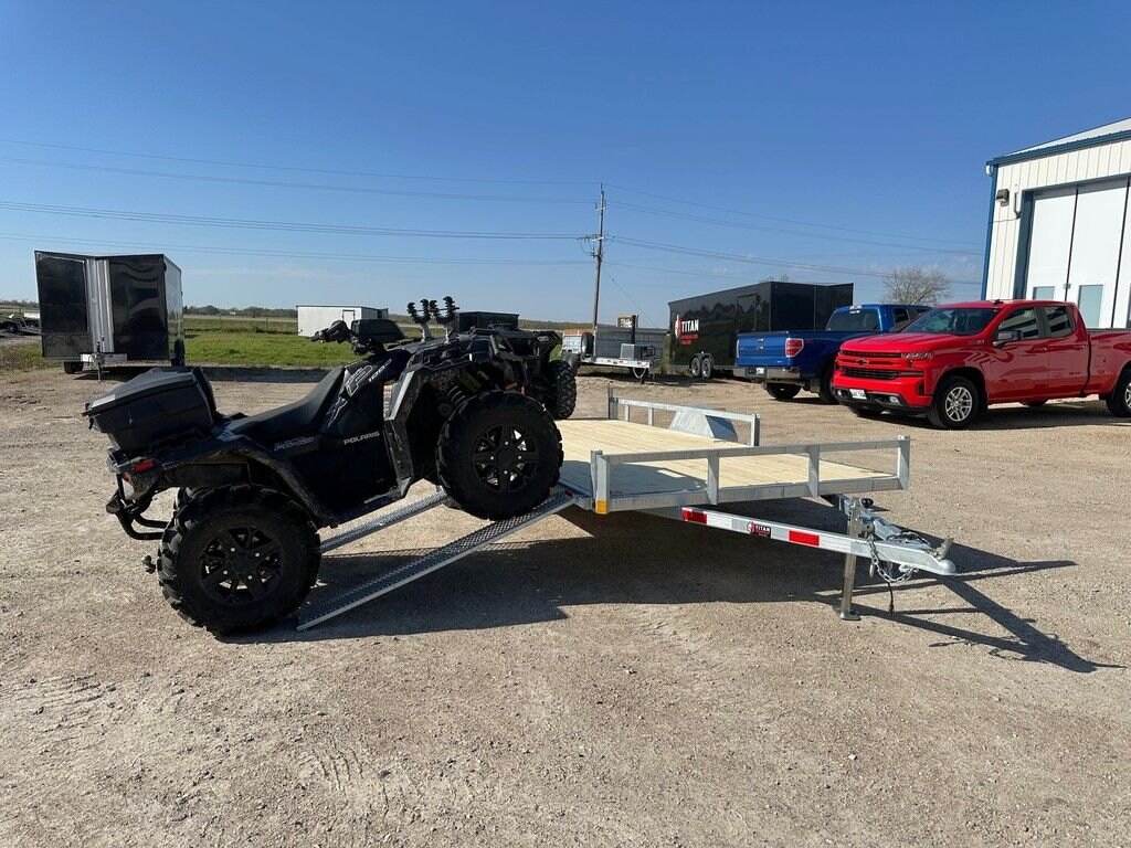 2027 Squirrel Creek Trailers Galvanized 14' Utility ATV 3k Trailer