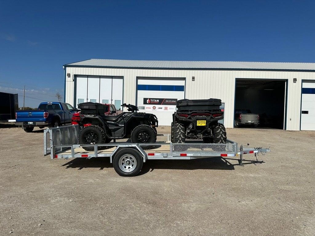2027 Squirrel Creek Trailers Galvanized 14' Utility ATV 3k Trailer